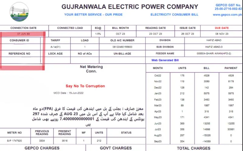 GEPCO Bill