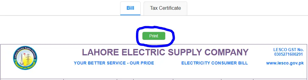 Check Your LESCO bill Online For Free 4 LESCO Bill Online